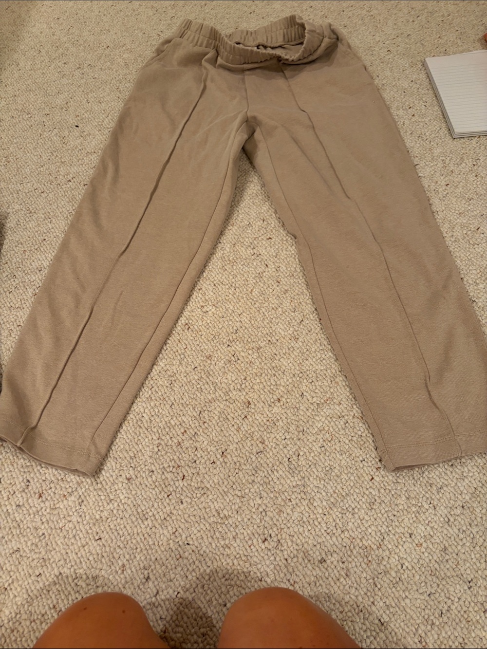 a new day Cropped Pull-On Pants — Tan